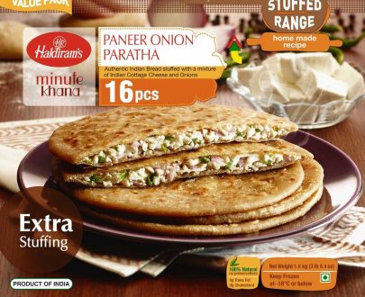 Buy Haldiram Paneer Onion Paratha 16 Pc