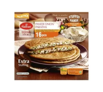 Haldiram Paneer Onion Paratha – 16 Piece