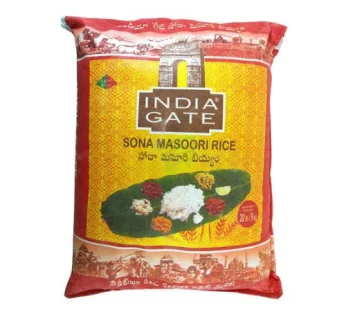 India Gate Sona Masoori Rice – 25 Kg