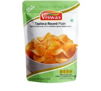 Viswas Tapioca Chips Round Plain 175gm