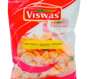 Viswas Tapioca Chips Round Spicy 175gm