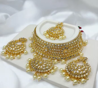 Karva Chauth Golden Necklace Set 11