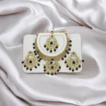 karva chauth indian necklace earring set