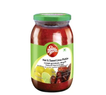 Double Horse Hot Sweet Lime Dates Pickle 400gm