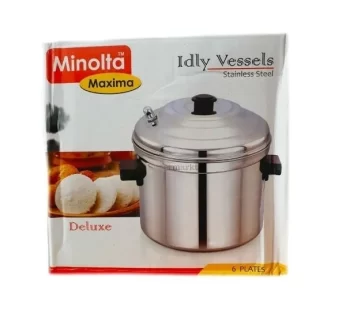 IDLI Cooker 6 Plates – MINOLTA Maxima Super Deluxe